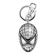 Spider-Man Head Pewter Key Chain